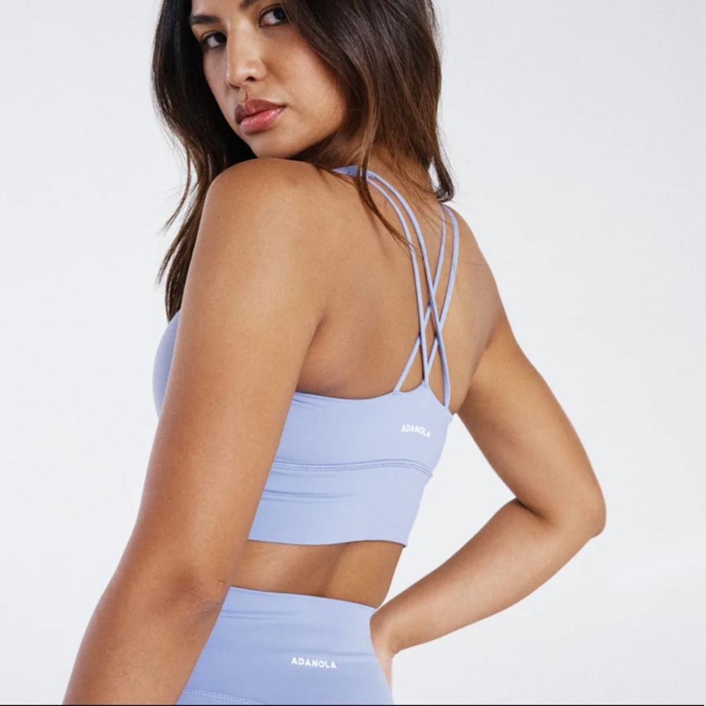Adanola ROYAL BLUE Cross Back Sports Bra